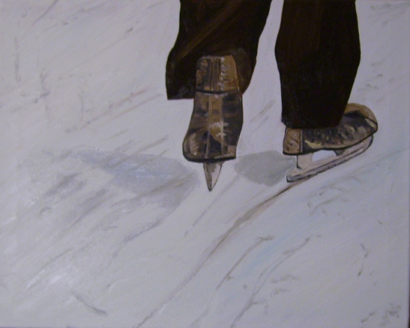 Skater (2014) - 16x20", oil on canvas