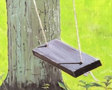 Swing (2015) - 16x20", oil on canvas